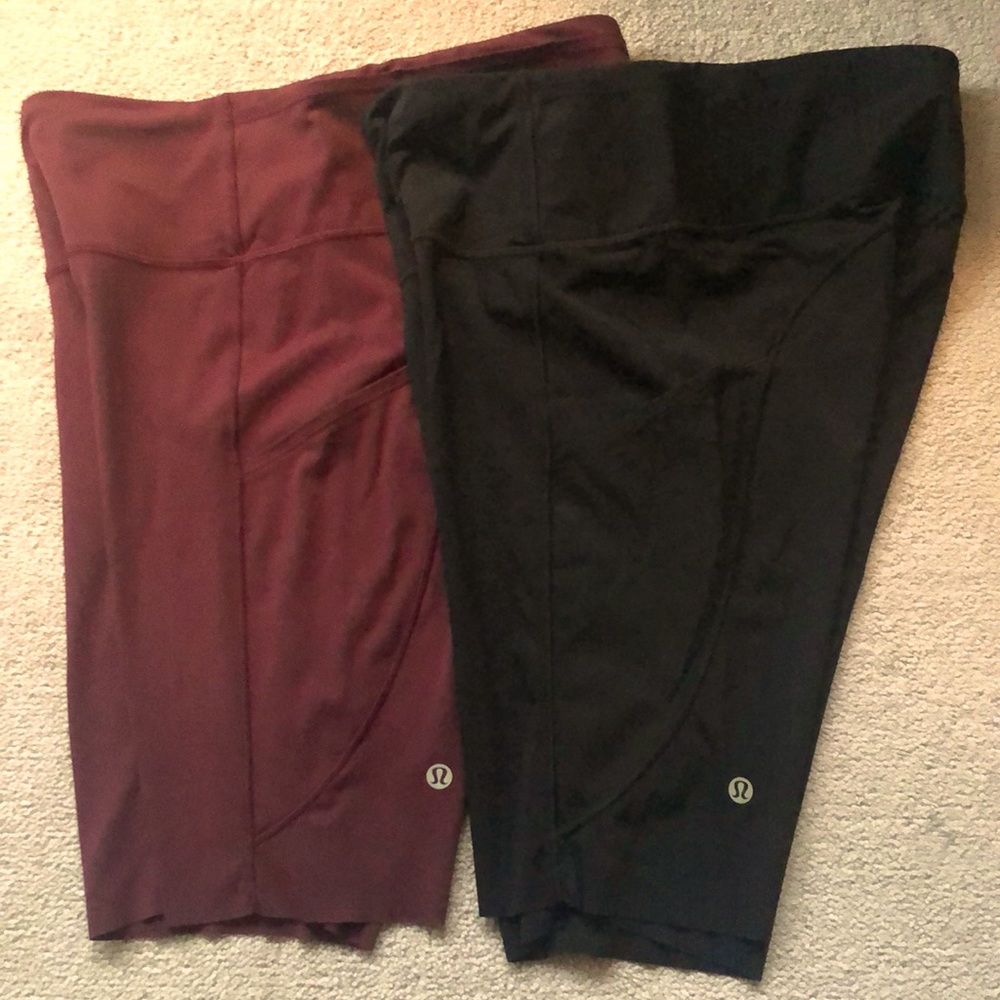 Lululemon Fast and Free Shorts (x2)